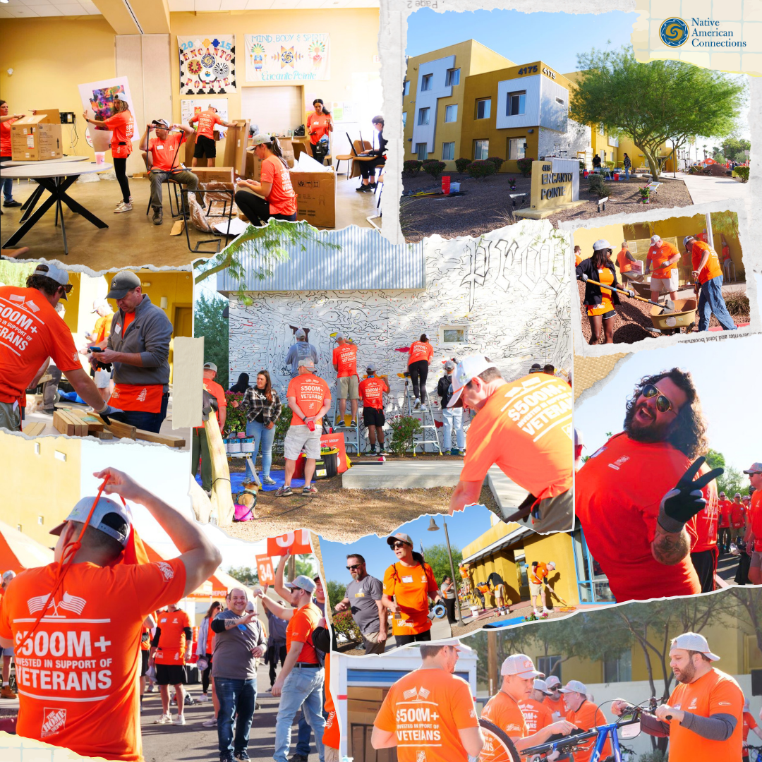 The Home Depot Foundation, HandsOn Greater Phoenix and Native American Connections Team Up to Upgrade Local Veteran Housing Facilities