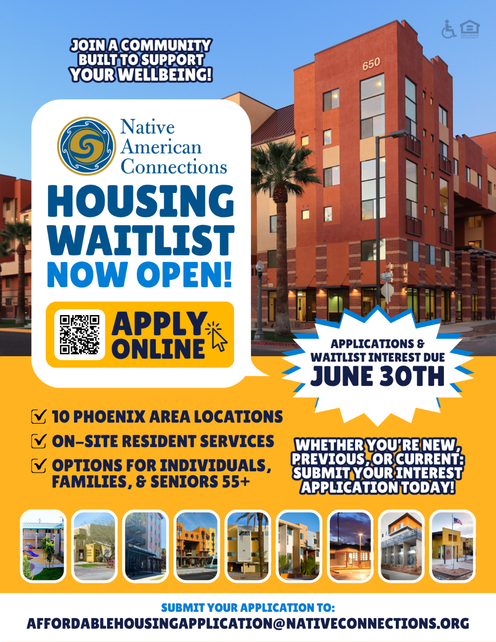 NAC Housing Waitlist NOW OPEN until June 30th