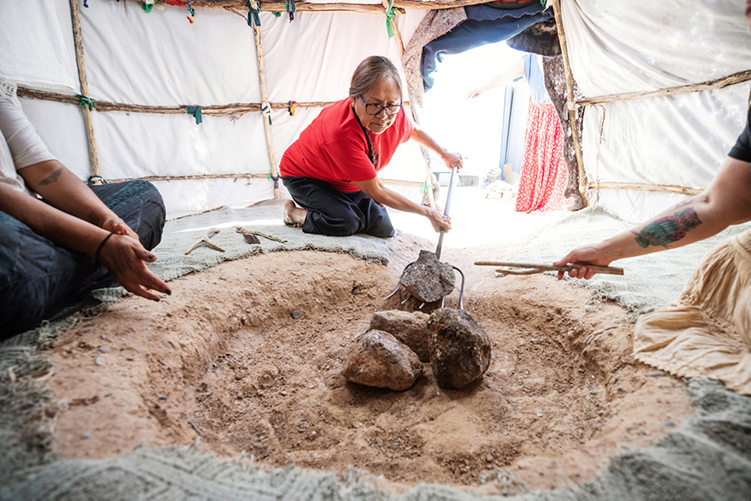 Sweat Lodge and Traditional Healing at Native American Connections